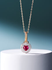 Ruby Eclipse Necklace