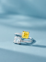 Anillo doble amarillo