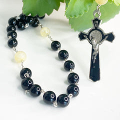 Black Onyx Rosary 