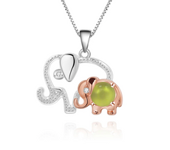 Peridot Elephants 