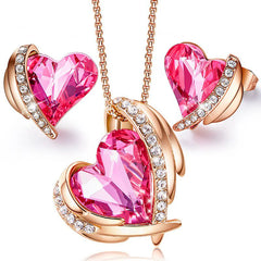 Greatness of Love Set - Swarovski Heart 