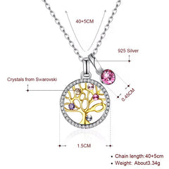 Collar Árbol de Vida Cristal Swarovski 