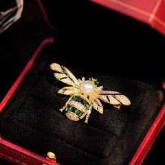 Broche de Abeja dorada