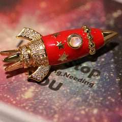 Broche de Nave Espacial 🚀