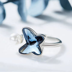 Mariposa con perla