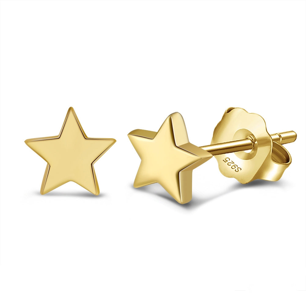 Star studs - gold 