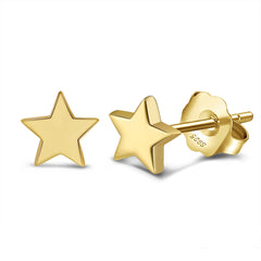 Star studs - gold 