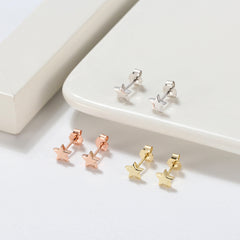 Star studs - gold 