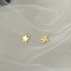 Star studs - gold 