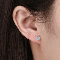 Drop Stud Earrings - Gold 