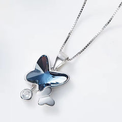 Collar de Mariposa de cristal Swarovski