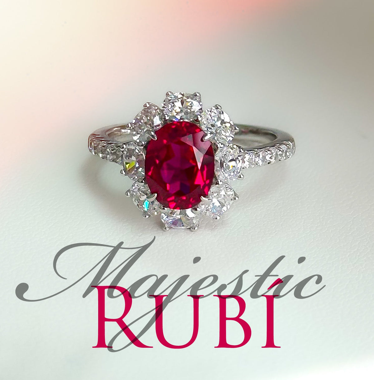 Anillo Majestic Rubí