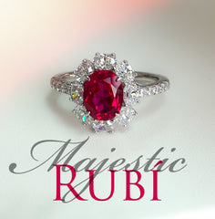 Anillo Majestic Rubí