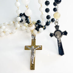 White Jade Rosary 
