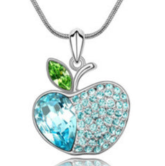 Manzana Azul Cristales Swarovski