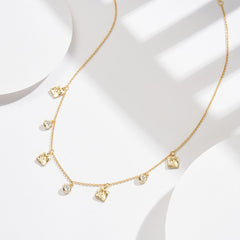 Swan choker - gold 
