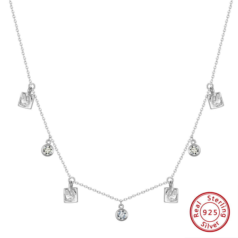 Swan choker - silver 