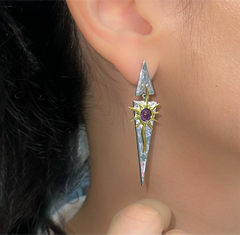 Amethyst Light Pyramid Set 