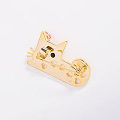 Broche de Gato con nácar