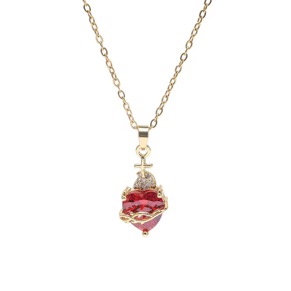 Corazón de Jesús con corona de espinas