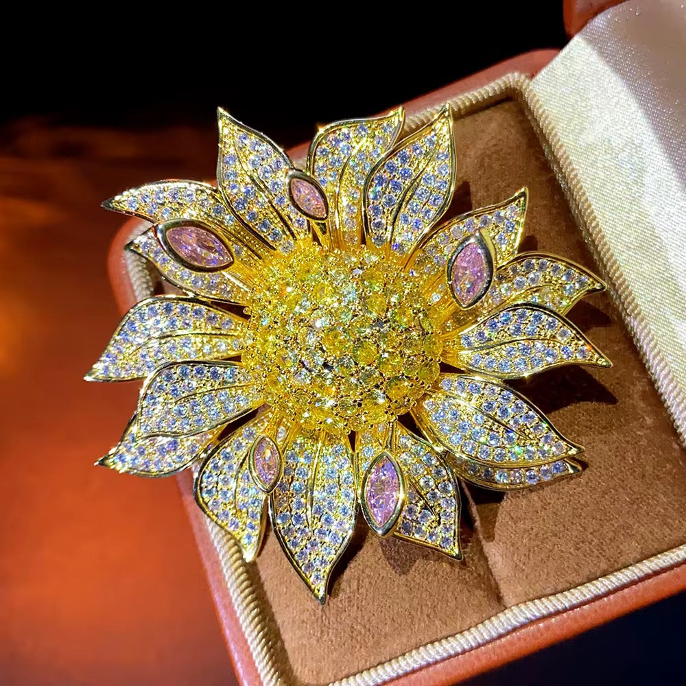 Broche de Girasol