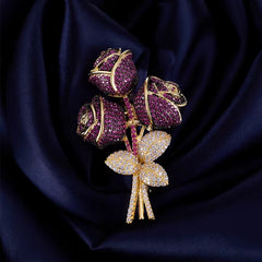 Broche de Racimo de Flores 💐