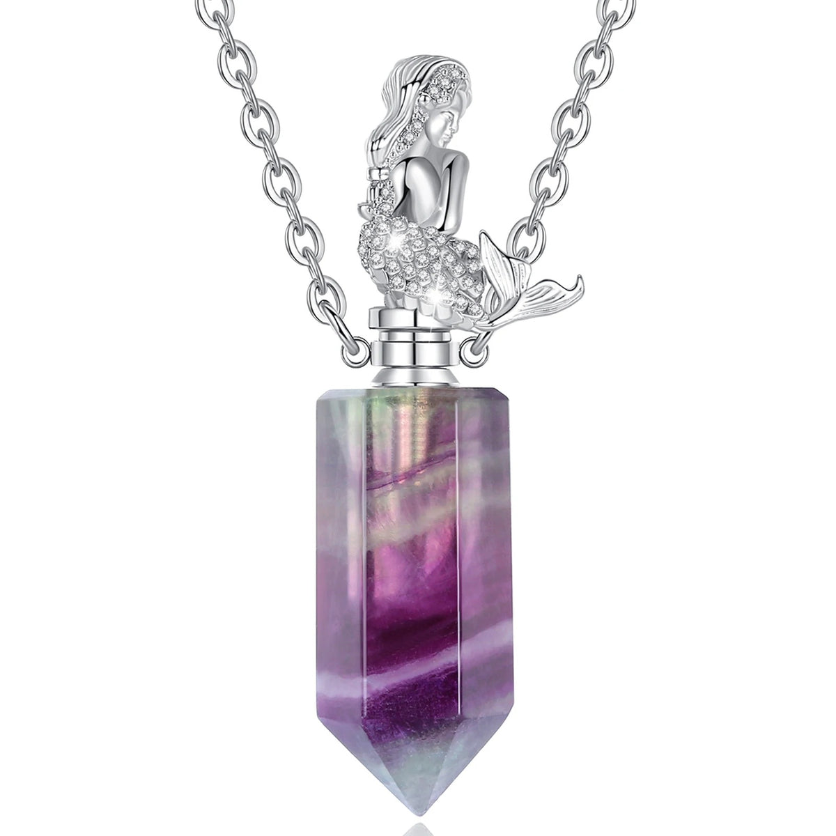 Natural Amethyst Mermaid