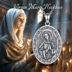 Medal of the Virgin Mary with the Holy Rosary 