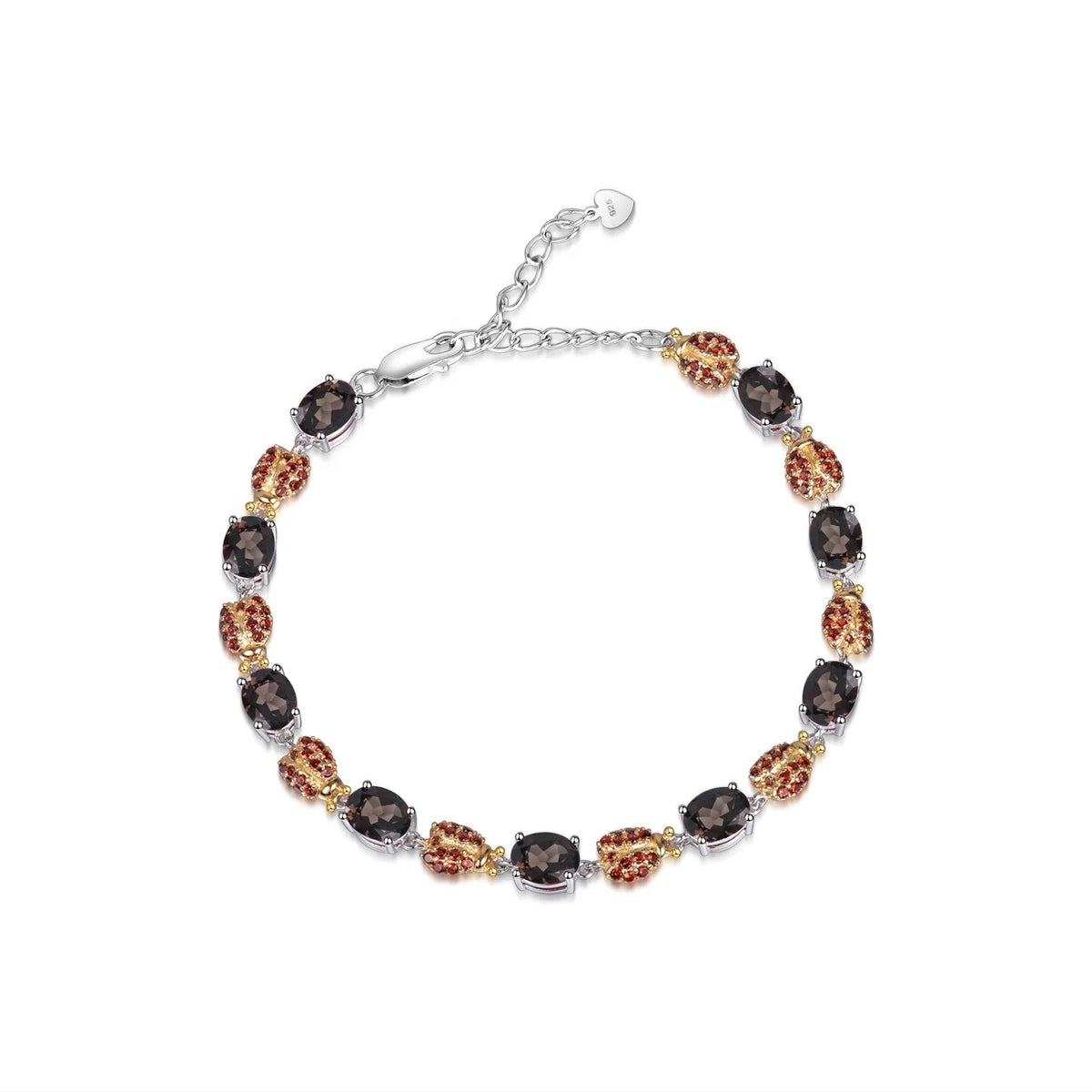 Lady Bug Quartz Bracelet / Anklet 