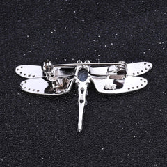 Sky Dragonfly Necklace and Brooch 