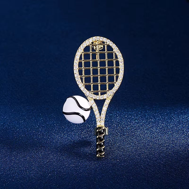 Broche de Raqueta de Tenis