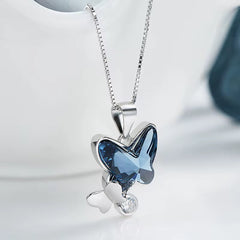 Collar de Mariposa de cristal Swarovski