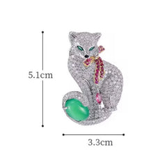 Broche de Gato elegante