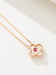 Pink Fortune Necklace
