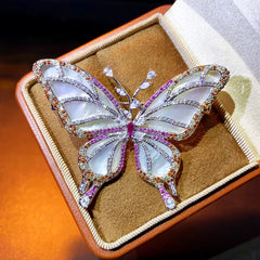 Broche de Mariposa de Nácar
