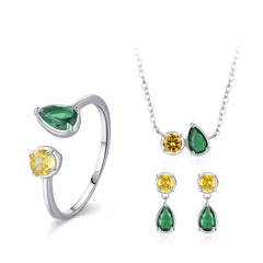 Set verde y amarillo