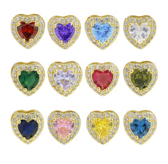 Collar de iniciales y corazón