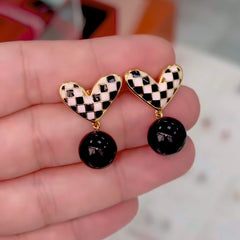 Aretes de corazón fórmula 1