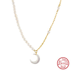 Pearl Moon Necklace 