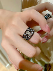 Anillo Gótico Negro