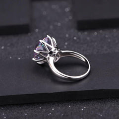 Aurora Quartz Iridescent Ring