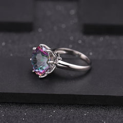 Aurora Quartz Iridescent Ring