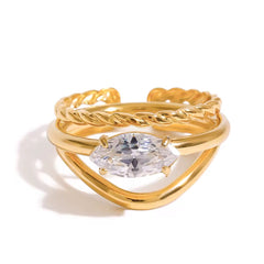 Trio wave marquise