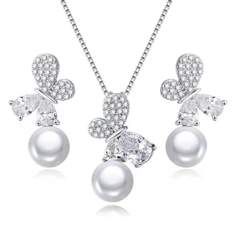 Set de Perlas de mariposas