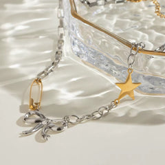 Collar de lazo y estrella
