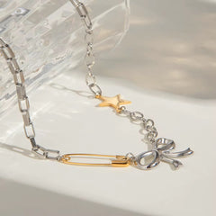 Collar de lazo y estrella