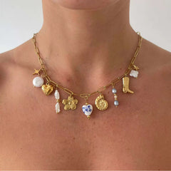 Collar de charms mosaicos de Portugal