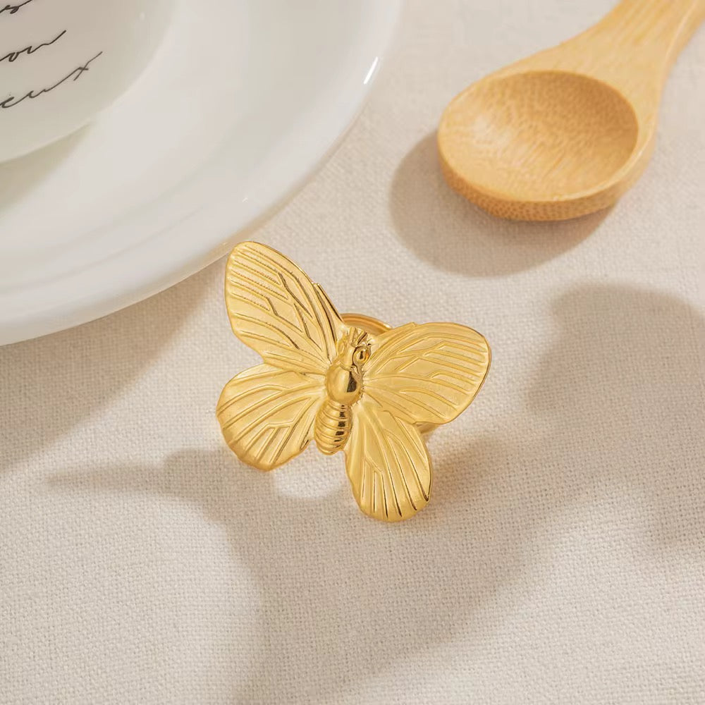 Anillo de mariposa ajustable