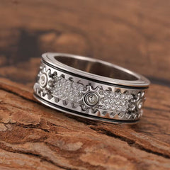 Anillo Rotador de tuercas 13 gr de Plata 925