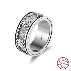 Anillo Rotador de tuercas 13 gr de Plata 925